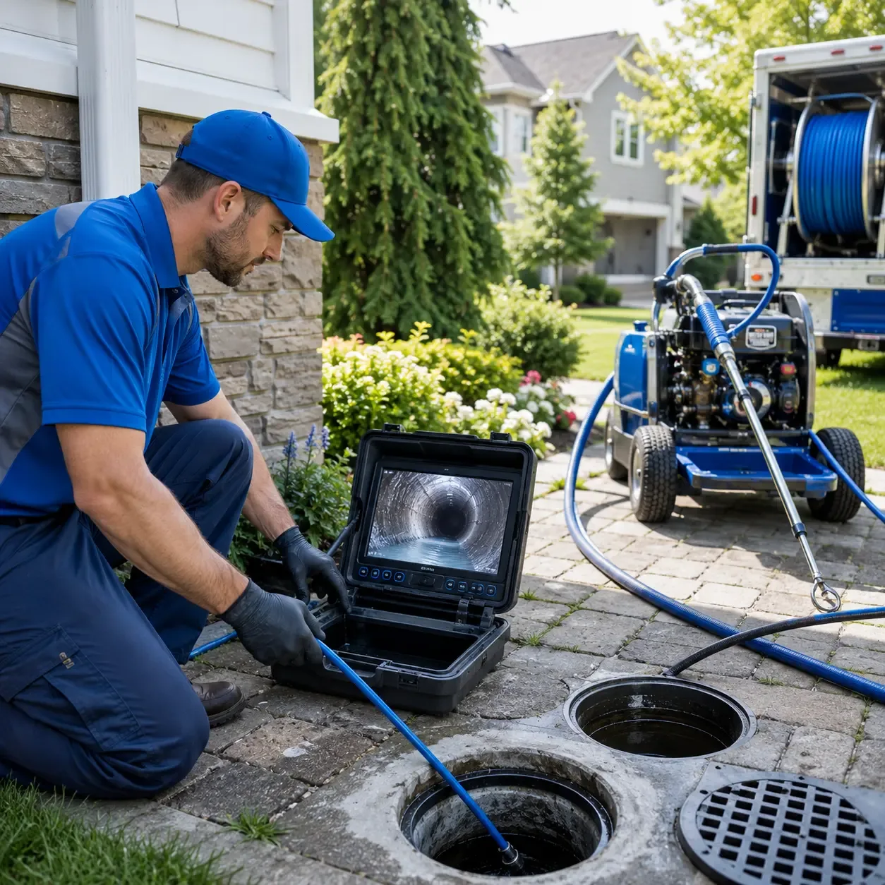 Outdoor drain cleaning professionals serving Sherburne, NY